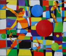 ADRENALIN</br >Oil on canvas, 100 x 120 cm, 2010