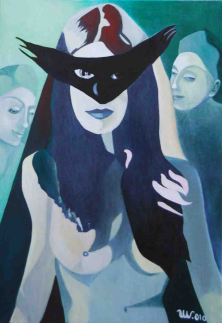 ERLKÖNIGS TÖCHTER</br>Öl auf Leinwand, 100 x 70 cm, 2010