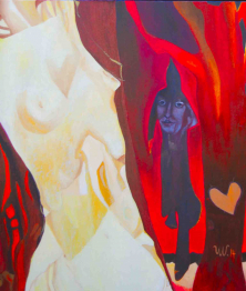 FÜR IMMER</br >Öl auf Leinwand, 140 x 120 cm, 2014