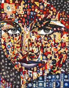 SCHEHERAZADE</br>Mischtechnik auf Leinwand, 90 x 70 cm, 2006