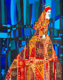 BÜRDE</br >Mischtechnik auf Leinwand, 90 x 70 cm, 2005