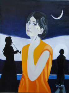 CONTEMPLATIN </br >Öl auf Leinwand, 80 x 60 cm, 2020