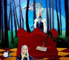 UNERWARTET</br >Öl auf Leinwand, 120 x 140 cm, 2019