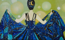 DIE NACHT</br >Acryl auf Leinwand, 80 x 100 cm, 2016