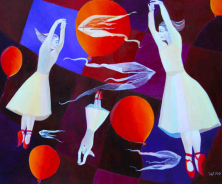 SOMMERWIND</br >Öl auf Leinwand, 100 x 120 cm, 2010