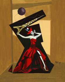 LETZTER SCHREI</br >Mischtechnik auf Leinwand, 90 x 70 cm, 2007