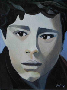 CARL (PORTRAIT CARL WOBST)</br >Öl auf Leinwand, 80 x 60 cm, 2017