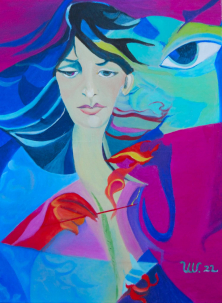 MAGIC POTION</br>Oil on canvas, 80 x 60 cm, 2022