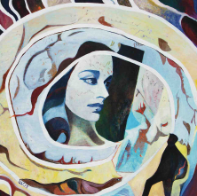 NACH ALL DIESEN FAHRTEN, ODYSSEUS</br>Öl auf Leinwand, 100 x 100 cm, 2015