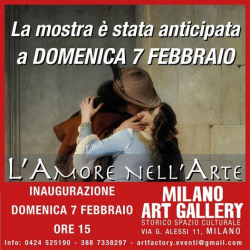 Mostra L' AMORE NELL ARTE, MILANO ART GALLERY 2021
